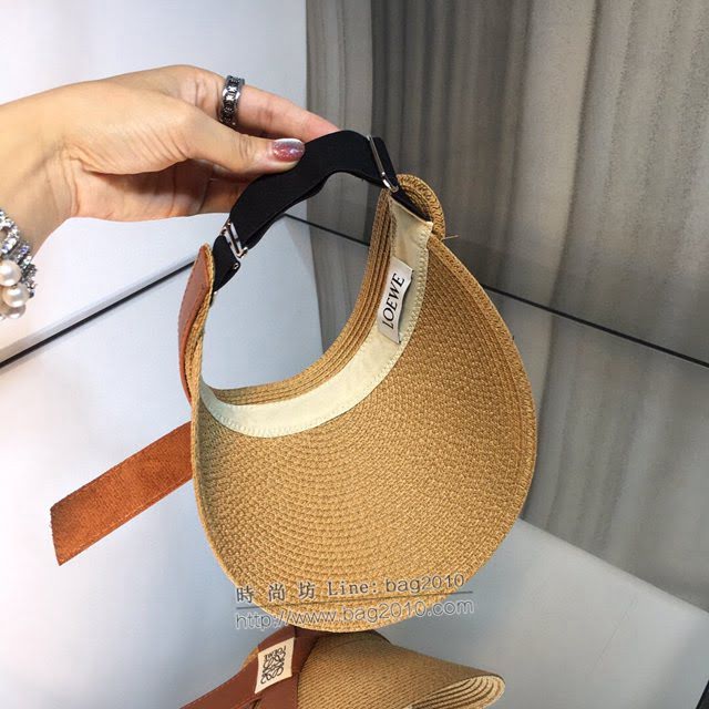 LOEWE新品女士帽子 羅意威可折疊空頂帽  mm1506